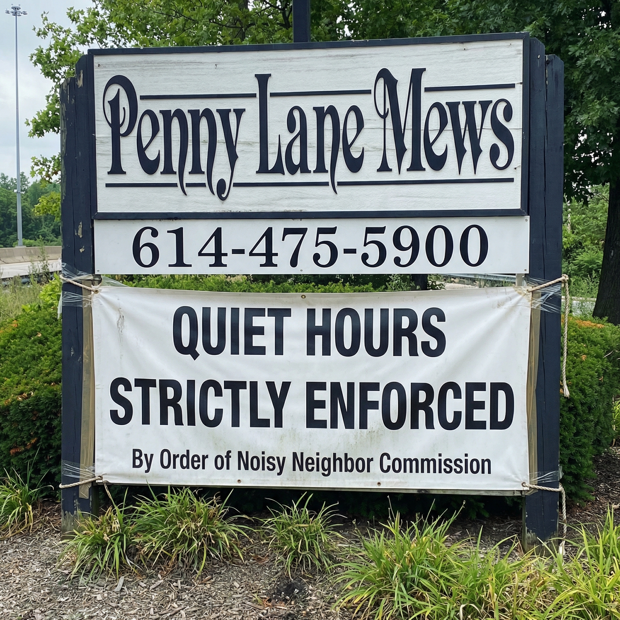 NOISE COMPLAINT EPIDEMIC AT PENNY LANE APARTMENTS